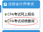 2018年注冊(cè)會(huì)計(jì)師成績(jī)查詢?nèi)肟冢▽I(yè)階段）